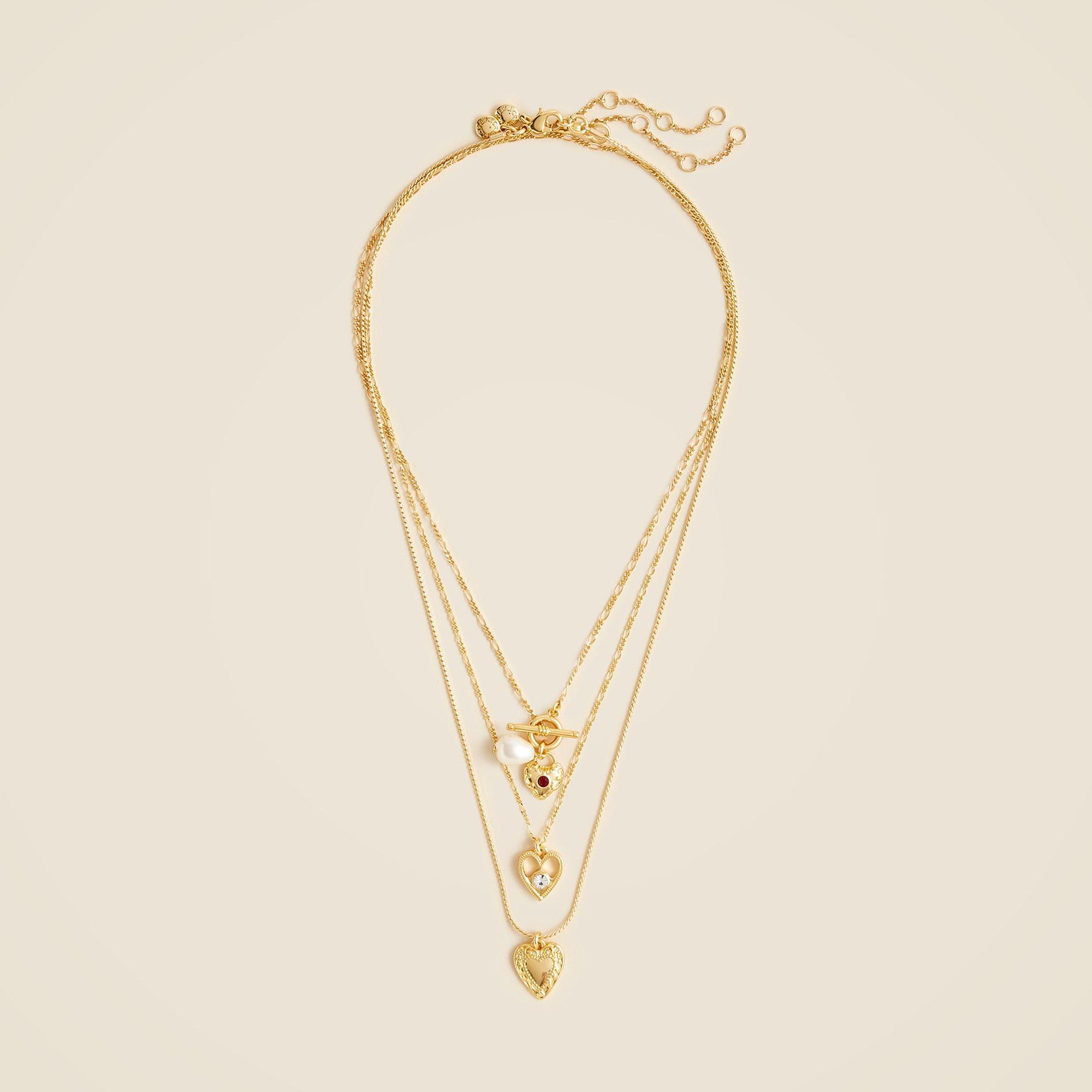 Layered heart necklace Product Image
