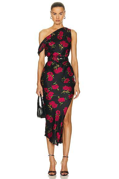 Calantha Off Shoulder Midi Dress NICHOLAS Product Image