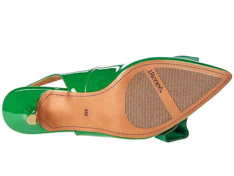 J. Renee Devika Patent Slingback Bow Pumps Product Image