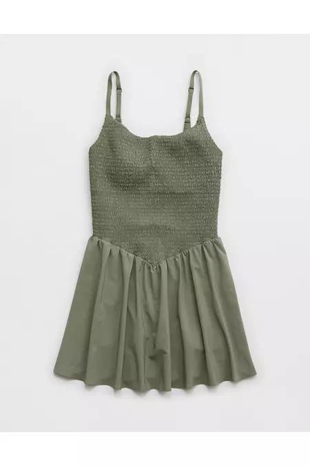 OFFLINE By Aerie Real Me Smocked Flowy Dress Women's Product Image