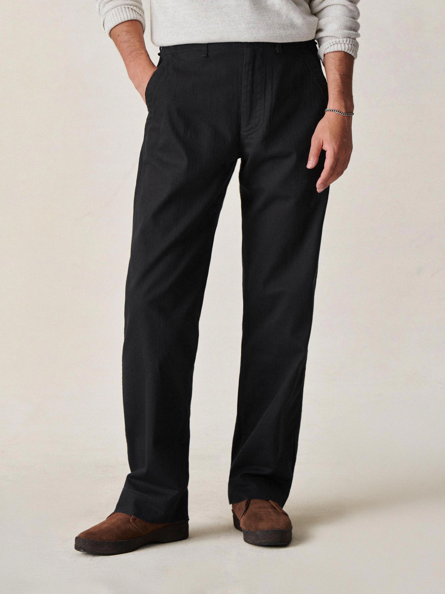 Black Omaha Flyweight HBT Full Saddle Baker Pant Product Image