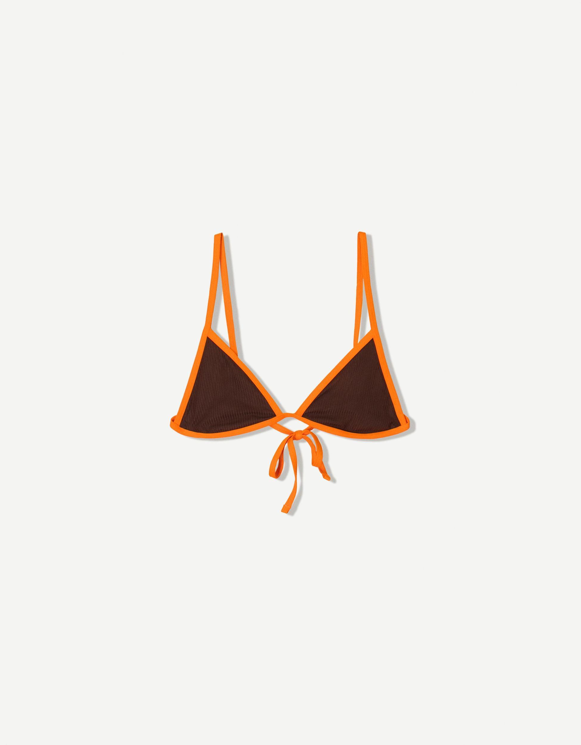 Contrast bikini top Product Image