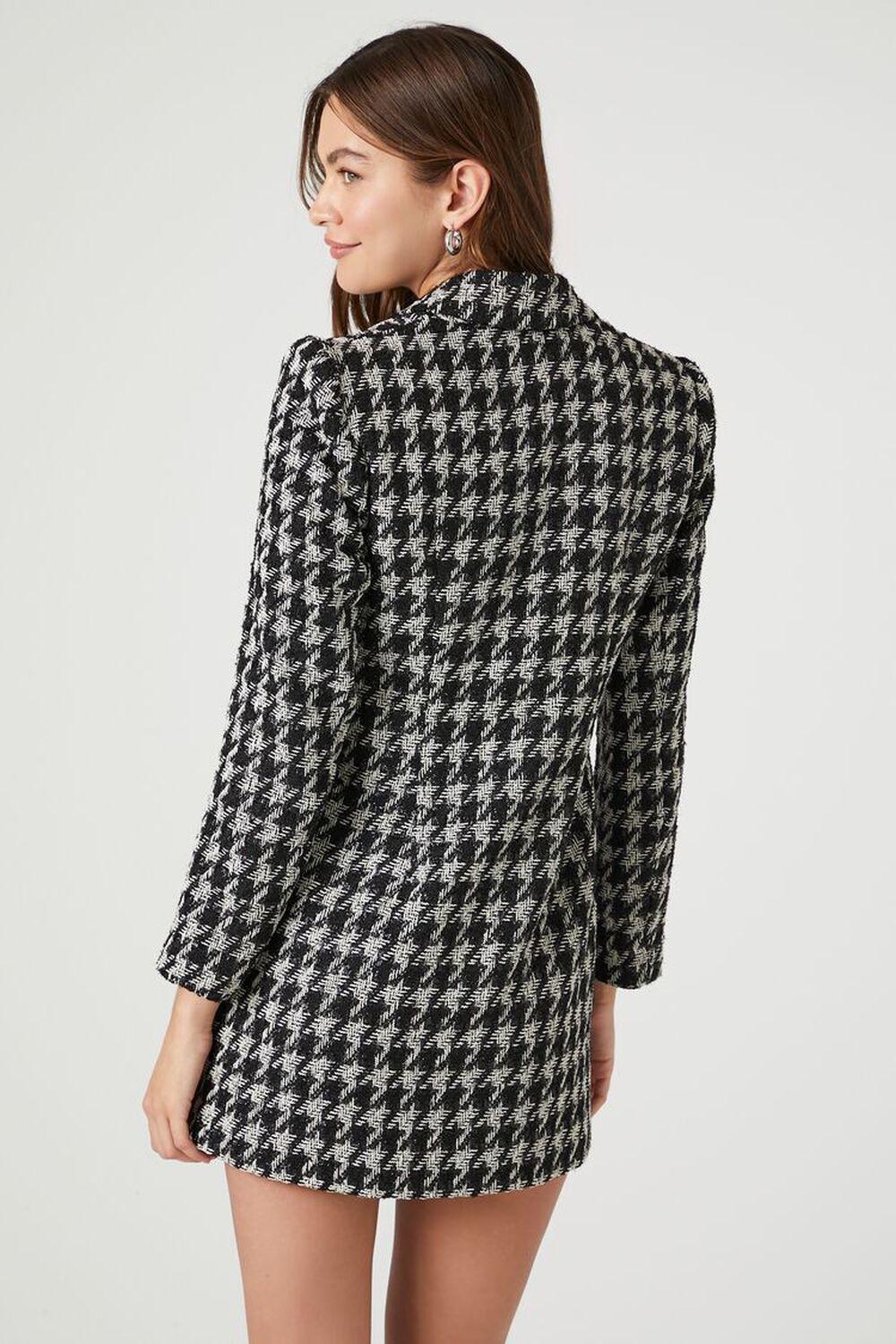 Tweed Houndstooth Print Mini Dress | Forever 21 Product Image