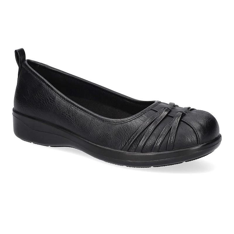 Easy Street Haley by Easy Street Womens Comfort Flats Black Product Image