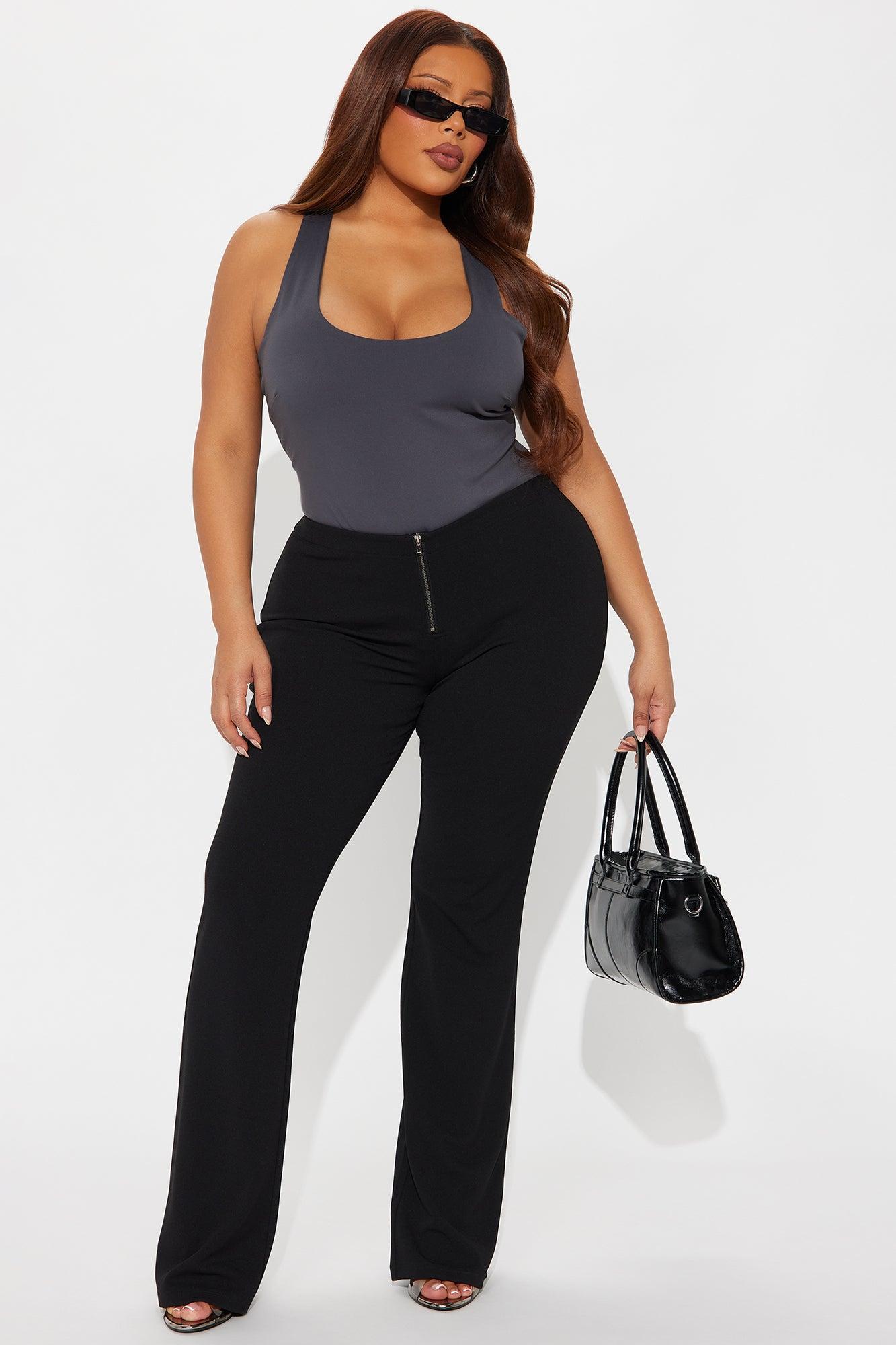 The Absolute Sweetest Low Rise Flare Pant - Black Female Product Image