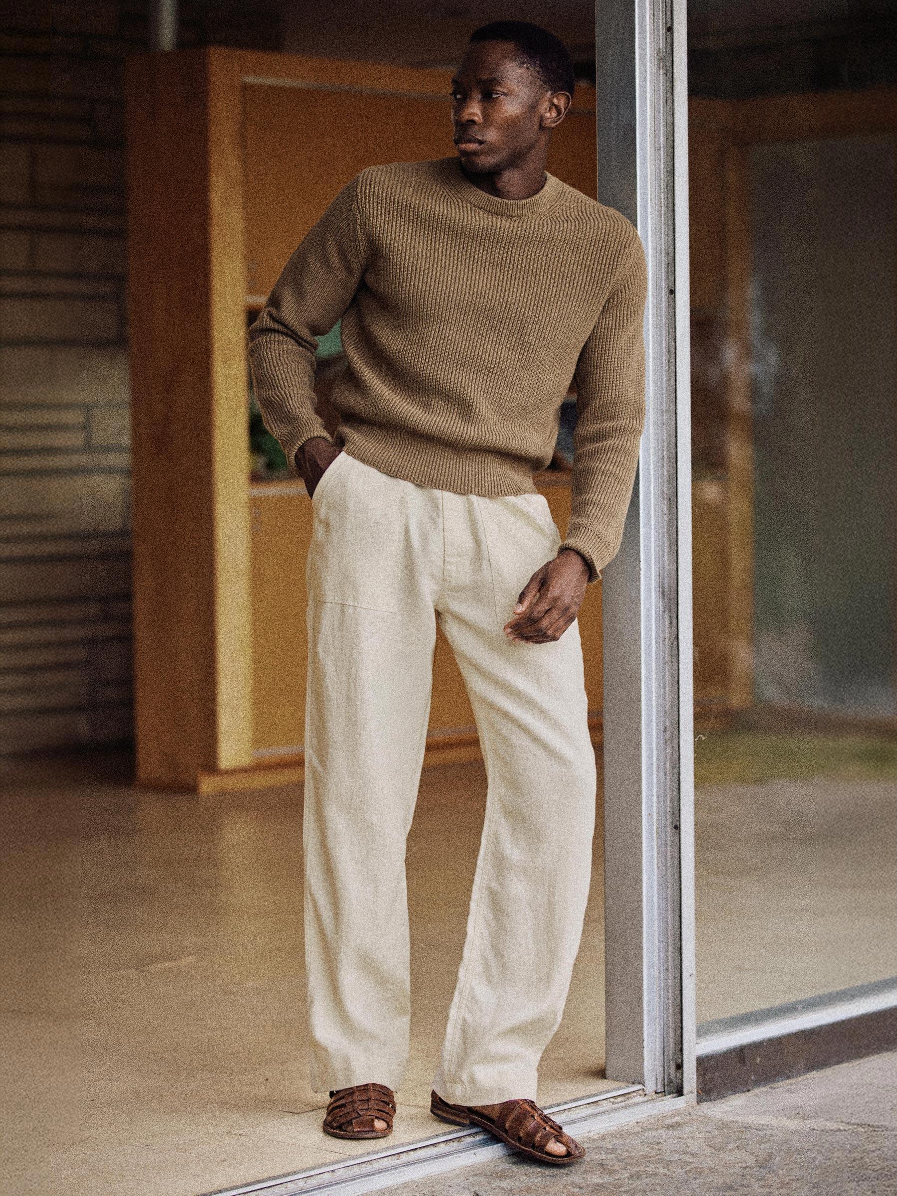 Worn White Loomed Linen OG-107 Fatigue Pant Product Image