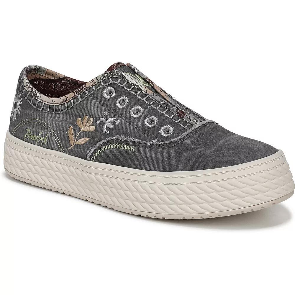 Blowfish Malibu Super Sweet Womens Slip-On Sneakers Grey Product Image