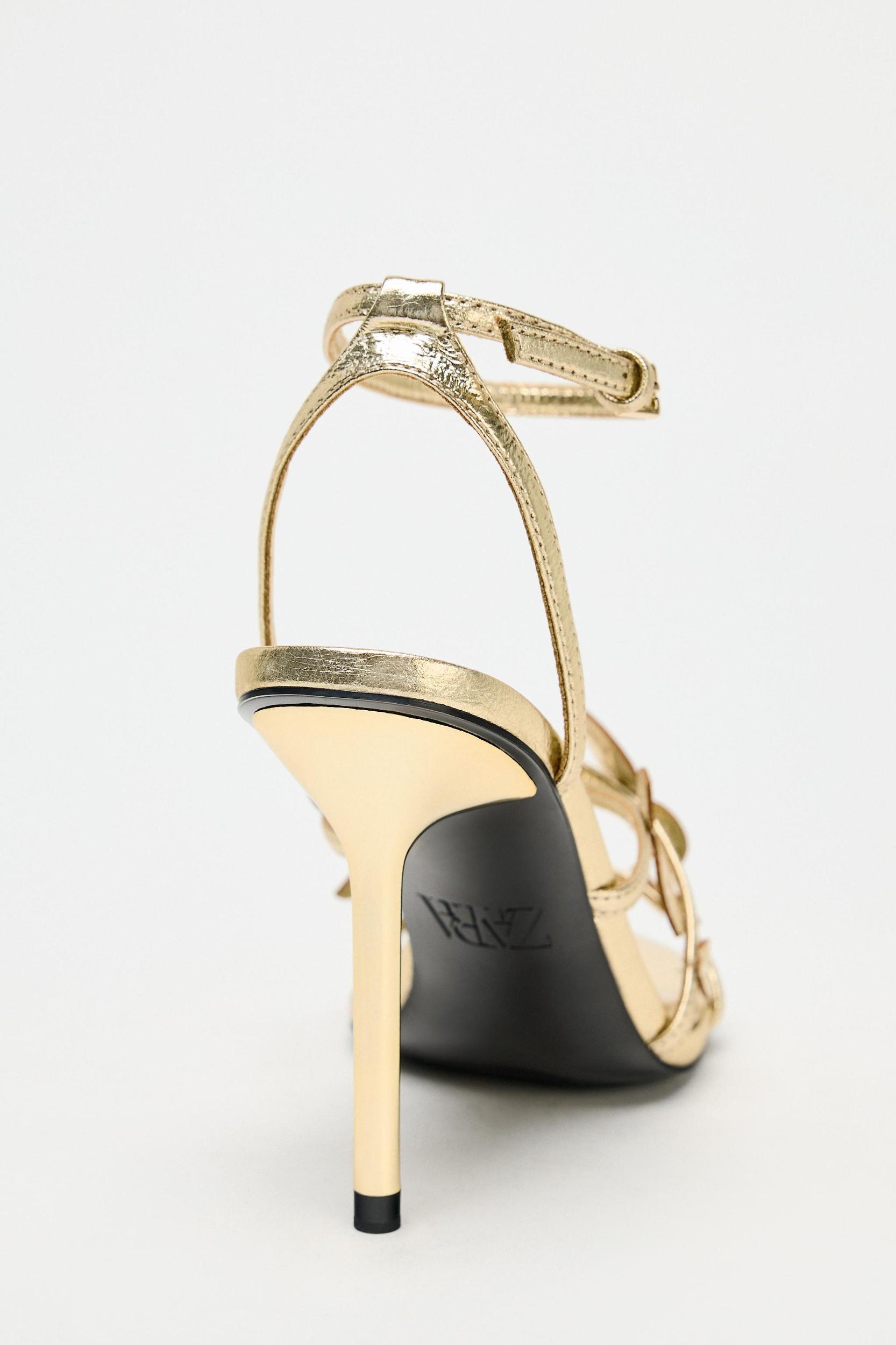 METALLIC EFFECT FANCY SANDALS Product Image