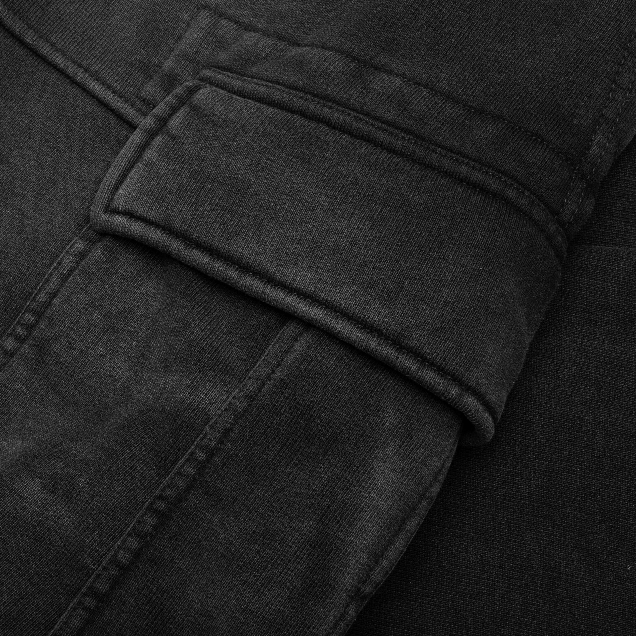 Jersey Cargo Pants - Black Male Product Image
