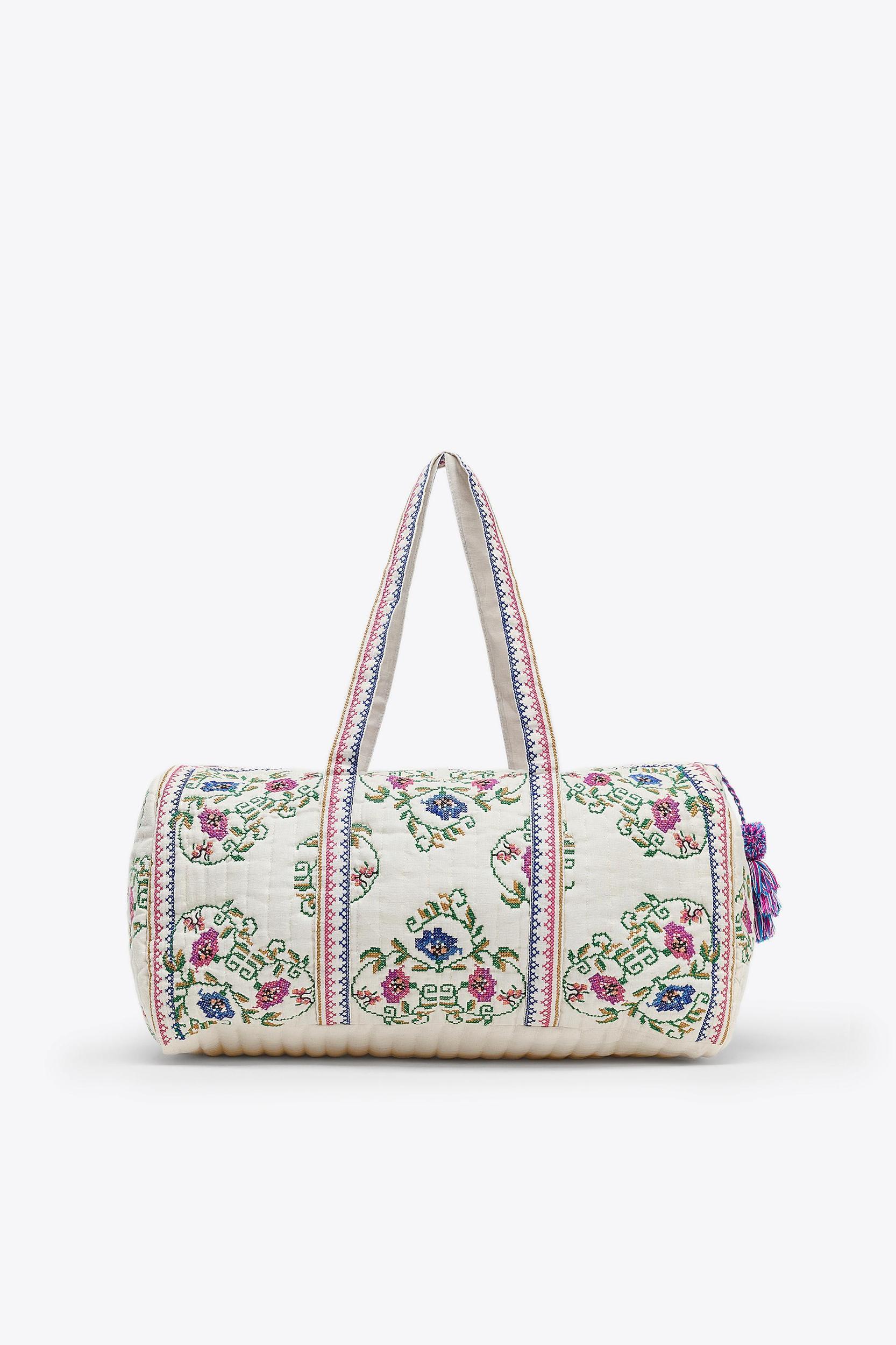 QUILTED EMBROIDERED BAG Product Image