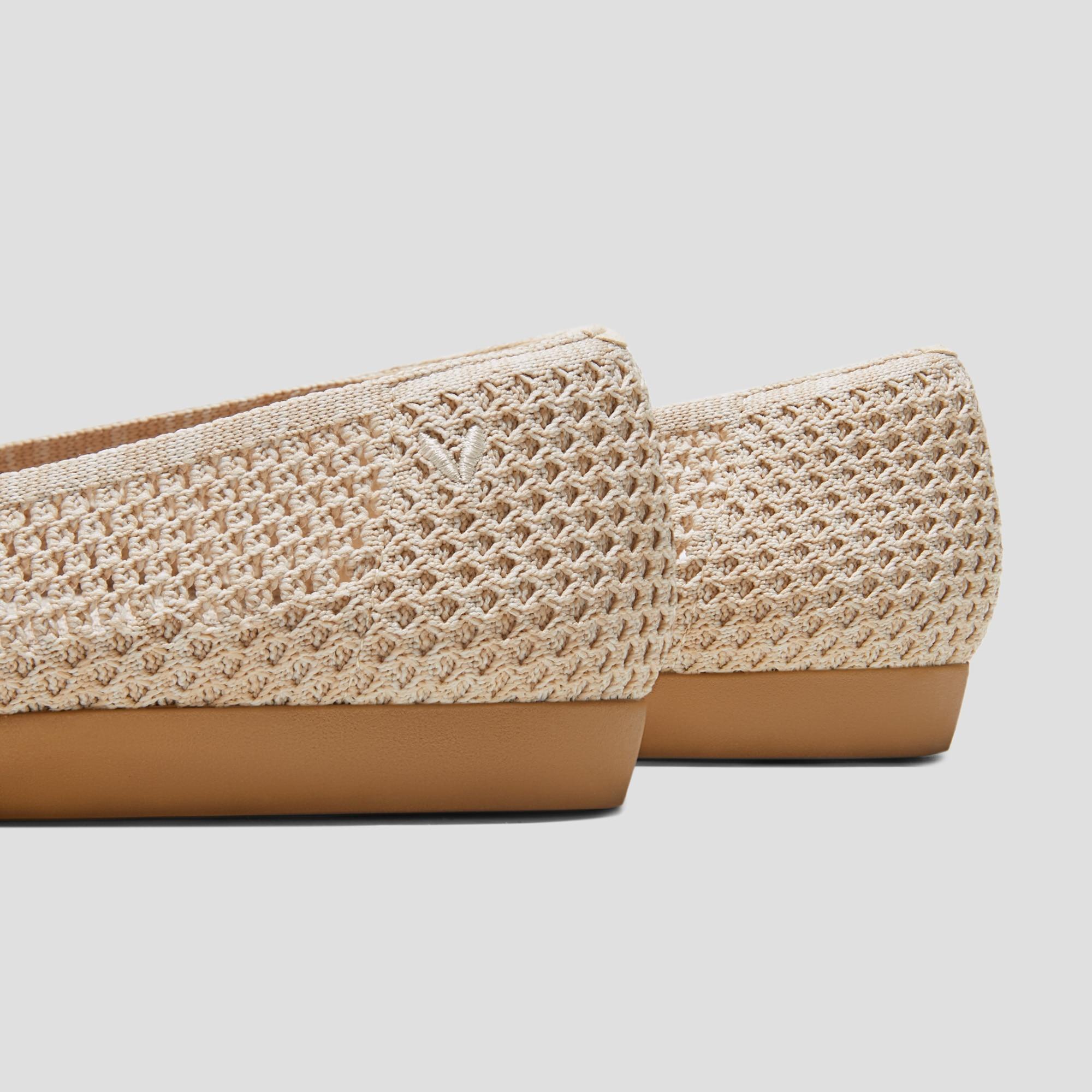 Lightweight Square-Toe V-Cut Flats (Margot Walker Mesh) Product Image