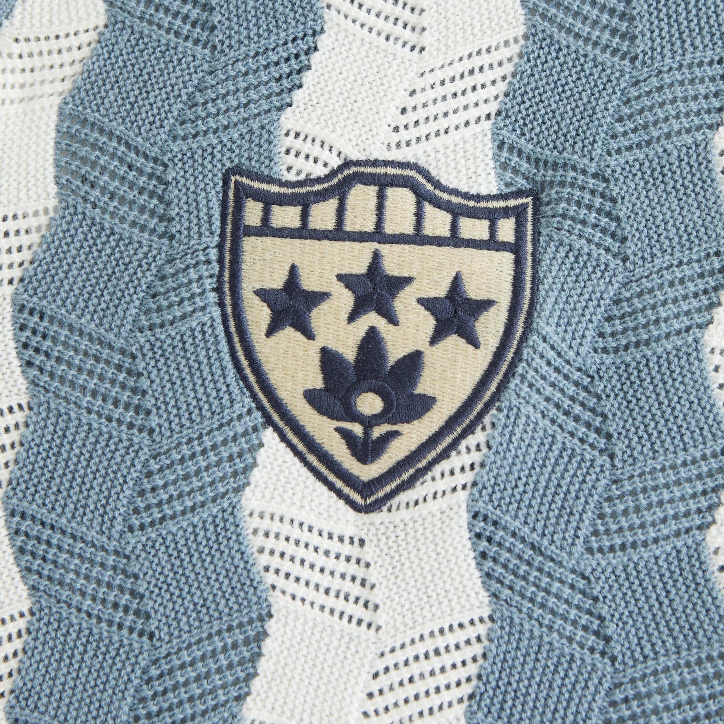 Striped Soccer Jersey-Inspired Sweater Product Image