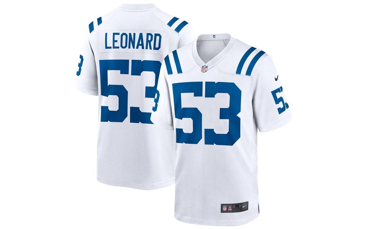 Men's Nike Shaquille Leonard White Indianapolis Colts Game Player Jersey, Size: Medium Product Image