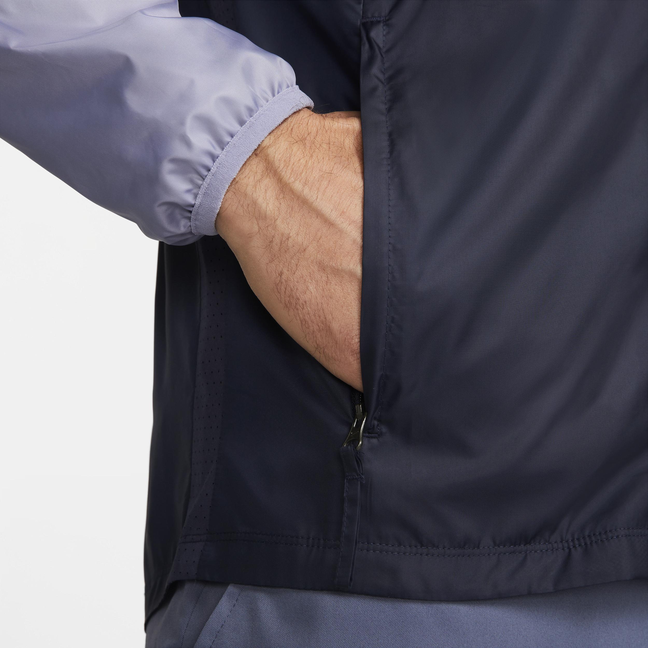 Men's Nike Navy Tottenham Hotspur Academy AWF Raglan Full-Zip Jacket, Size: Small, Tot Blue Product Image