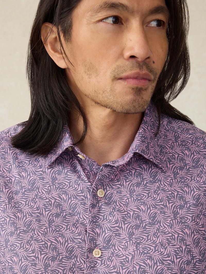 Short-Sleeve Movement™ Monterey Shirt - Lavender Sky Canopy Product Image