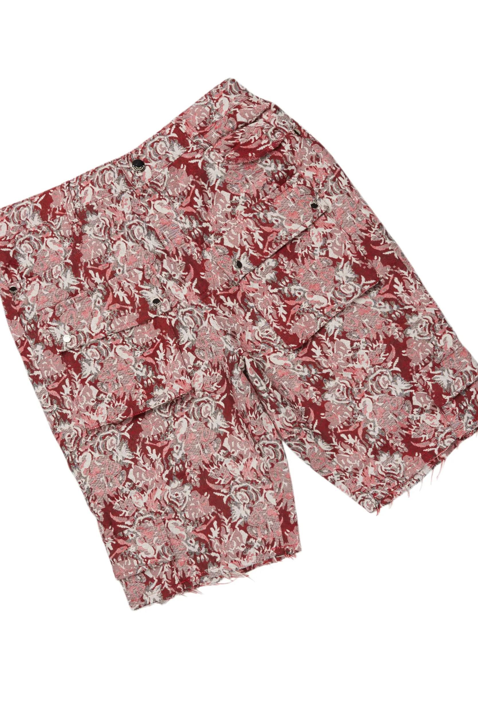 Viviane White/Pink T-Shirt Short Set Female Product Image