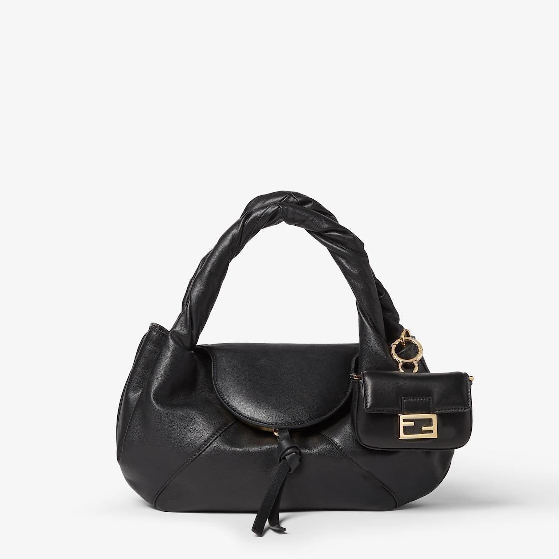 Nano Baguette CharmBlack nappa leather charm Product Image