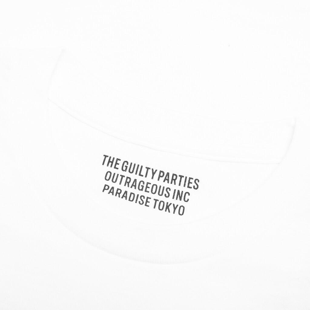 Crewneck T-Shirt Type 6 - White Male Product Image