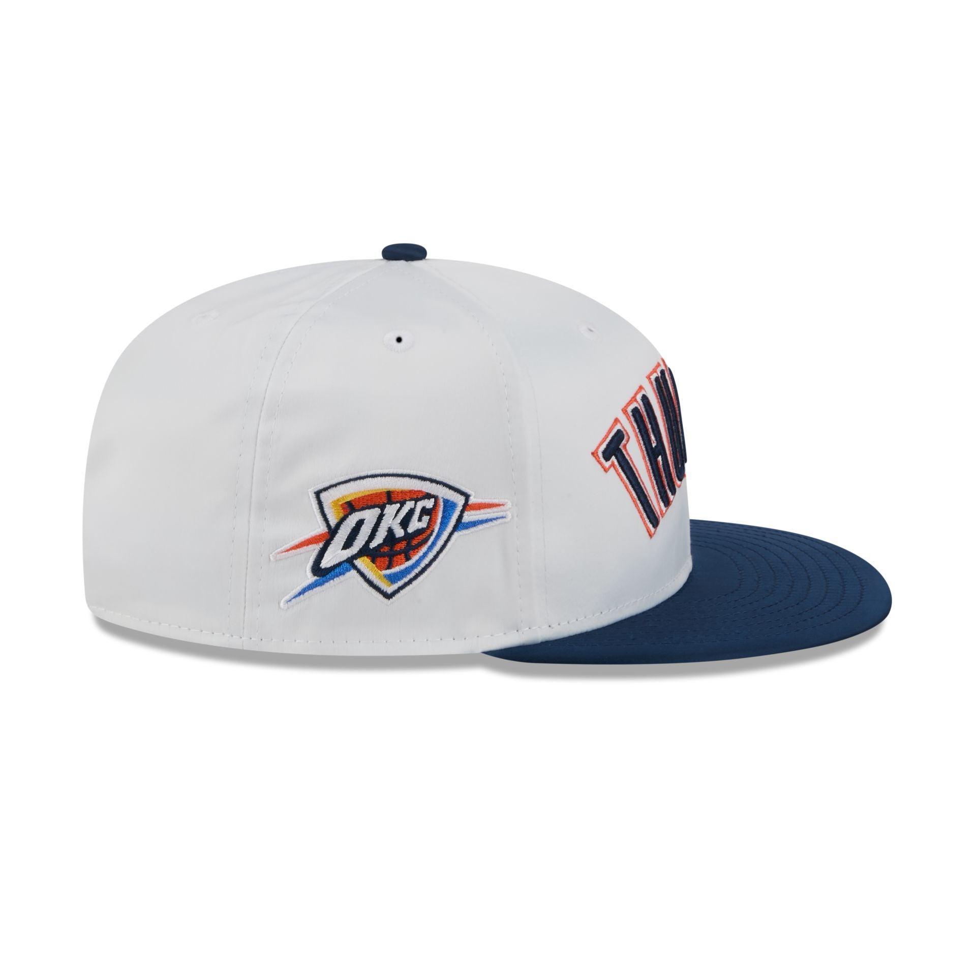 Oklahoma City Thunder Satin Pin 9FIFTY Snapback Hat Male Product Image