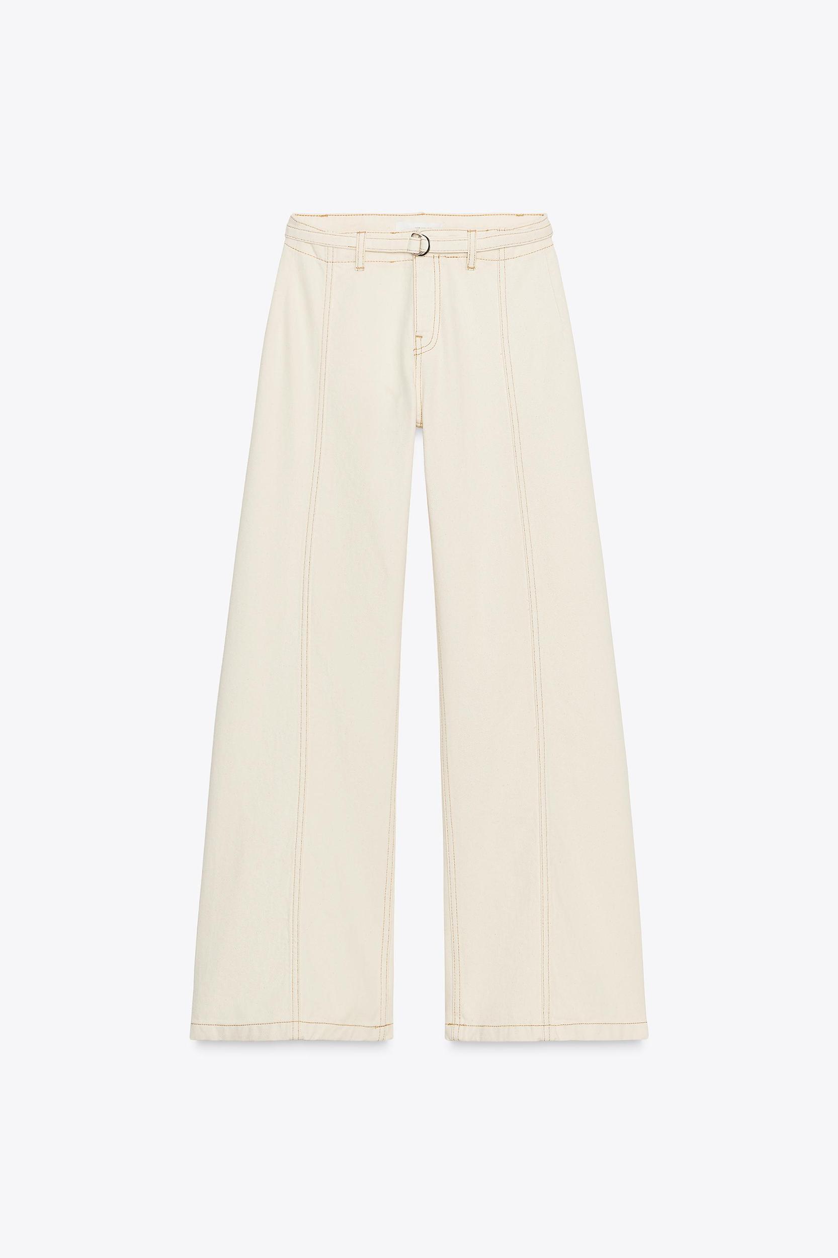 Z1975 HIGH-WAISTED BOOTCUT BELTED JEANS Product Image