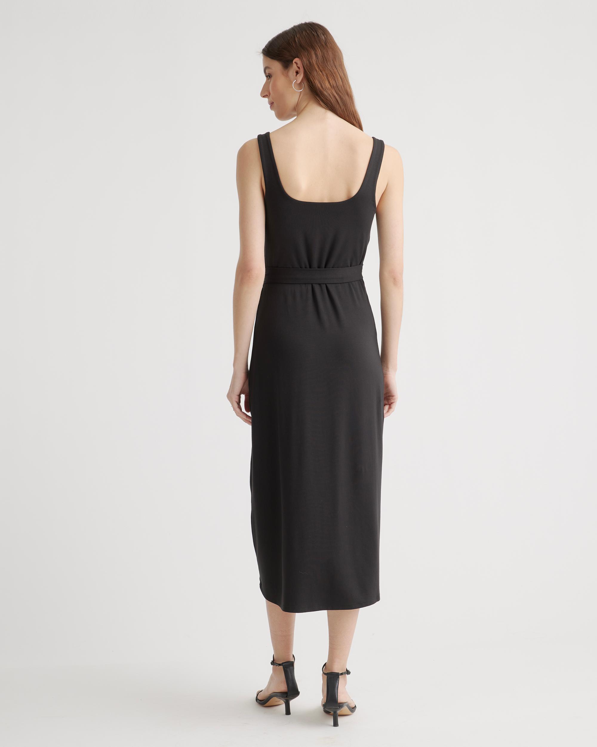 Quince | Women's Tencel Jersey Side Tie Midi Dress Product Image