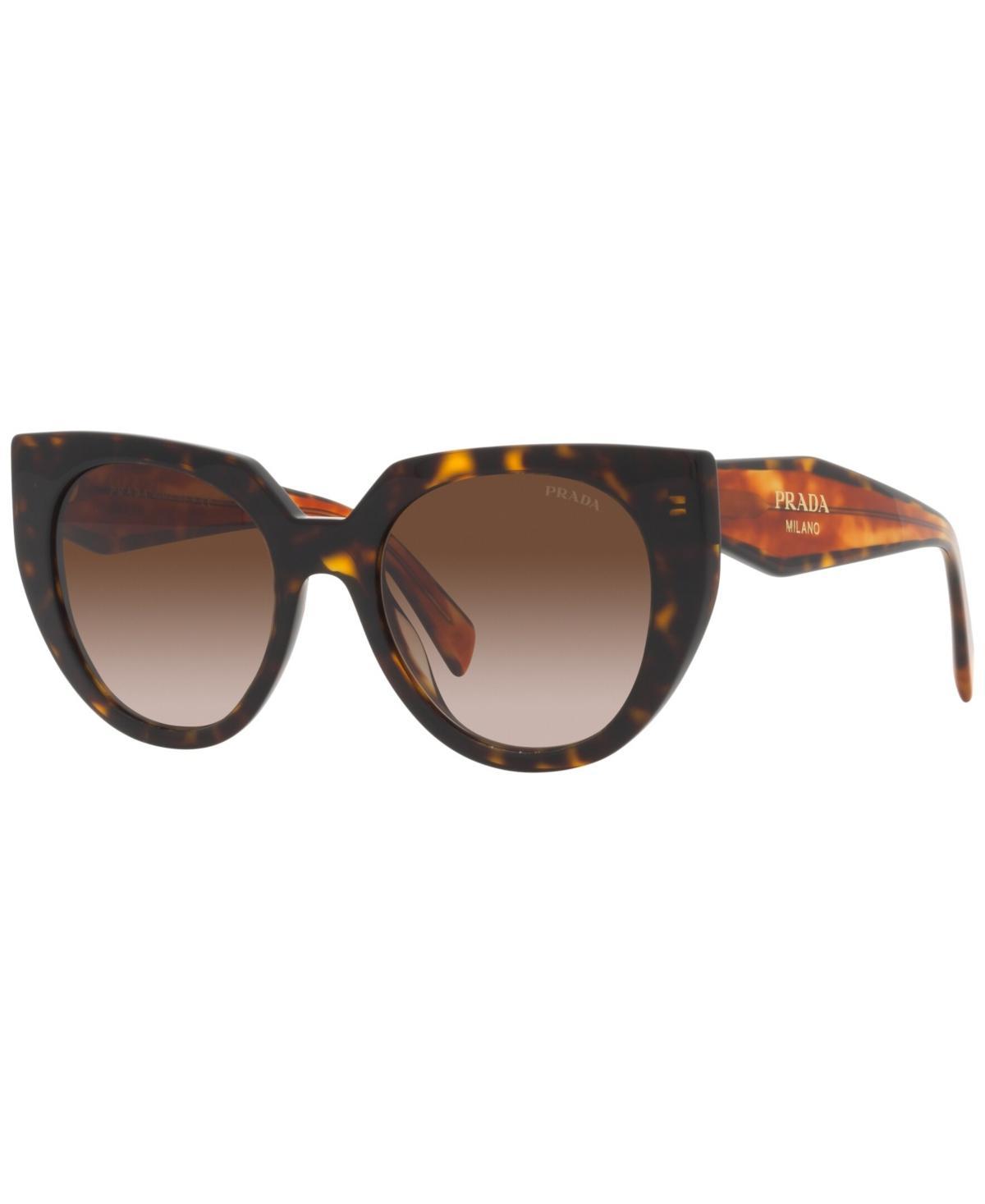 PRADA Cat Eye Women's Sunglasses, Pr 14ws In Caramel Tortoise,powder Product Image