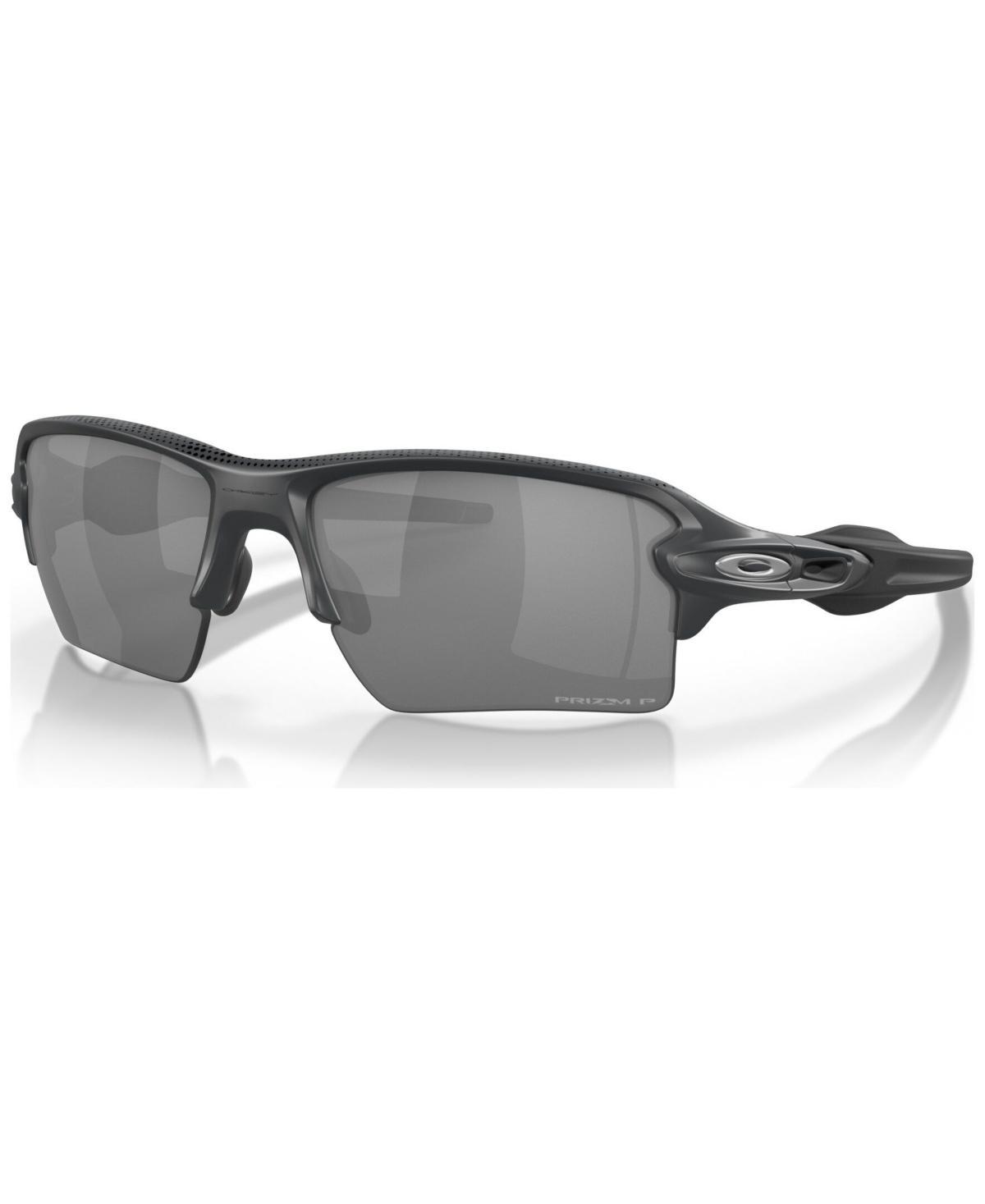 Oakley Mens OO9188 Flak 2.0 XL 59mm Rectangle Sunglasses - Polished White/Prizm Field Product Image