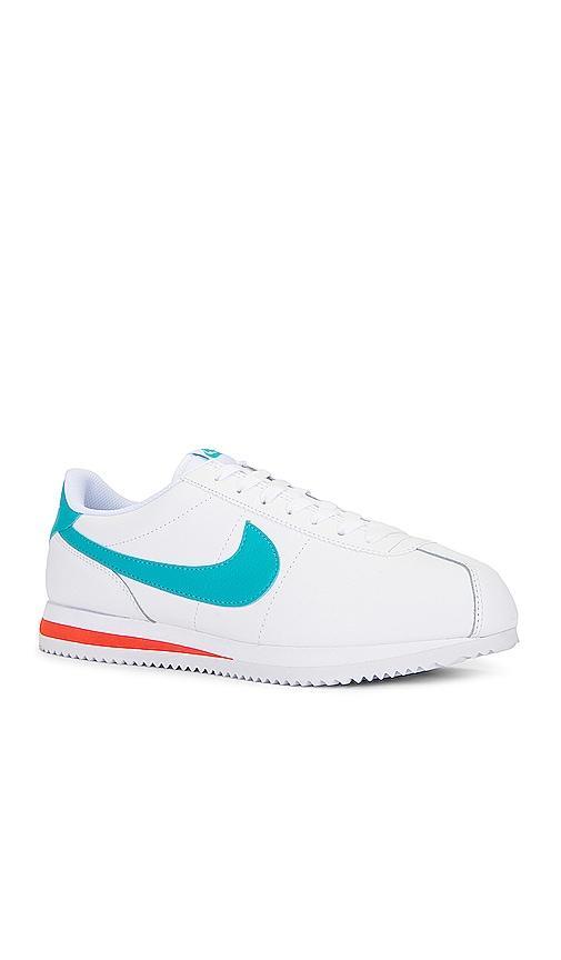 Nike Mens Nike Cortez - Mens Shoes White/Metallic/Dusty Cactus Product Image