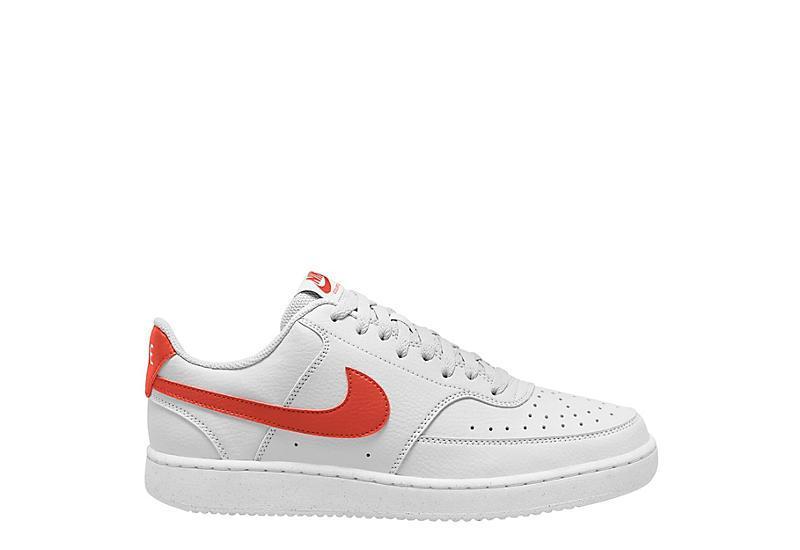 Nike Men's Court Vision Low Next Nature Casual Shoes in Black/Black Size 11.5 Leather Product Image