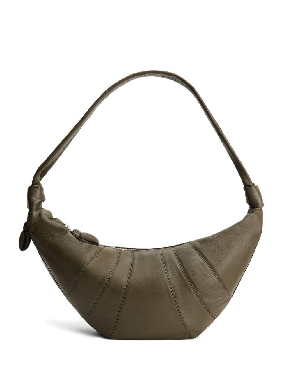 large Croissant panelled shoulder bag Product Image