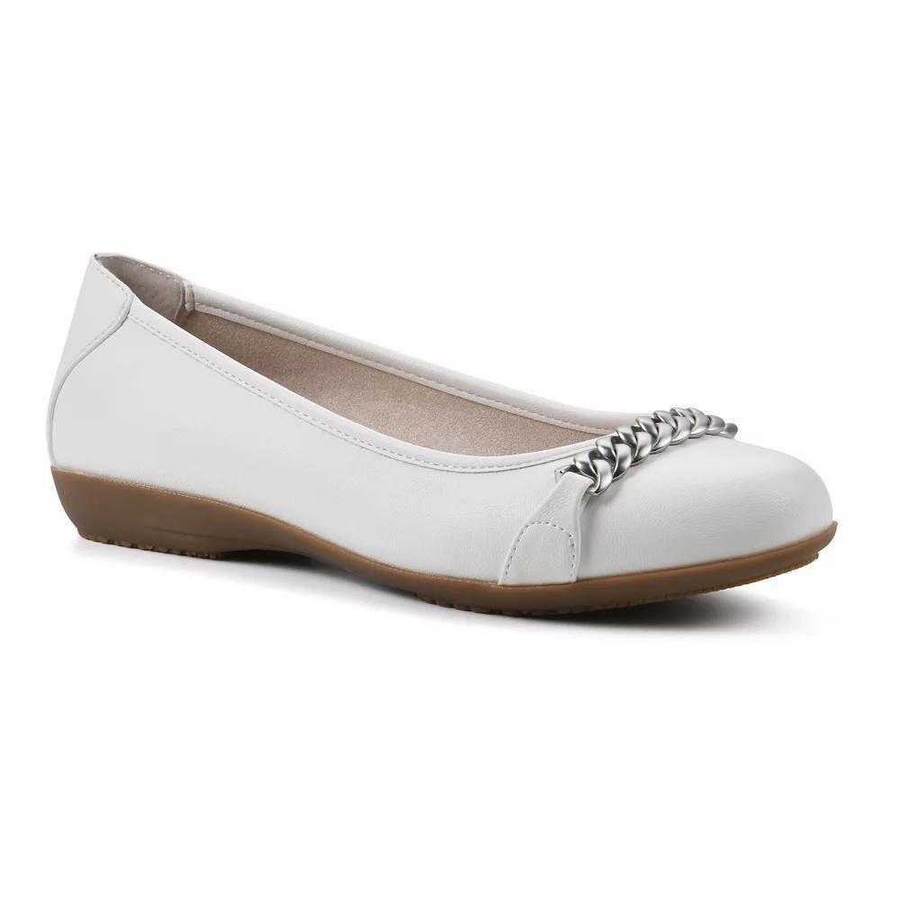 Cliffs by White Mountain Charmed Women's Ballet Flats, Size: 8.5, Smo Product Image