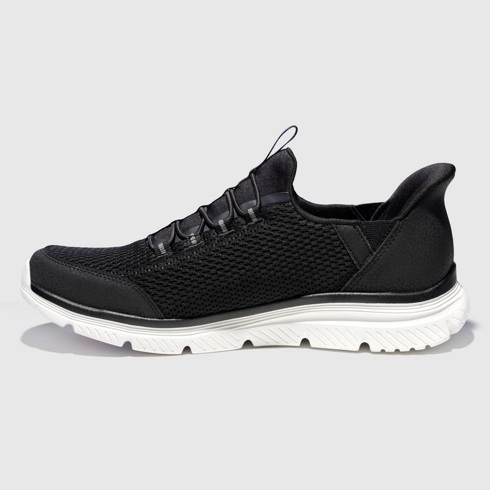 S Sport By Skechers Mens Moralis Step In Elastic Sneakers - Black 10: Slip-On, Cushioned Insole, Machine Washable Product Image