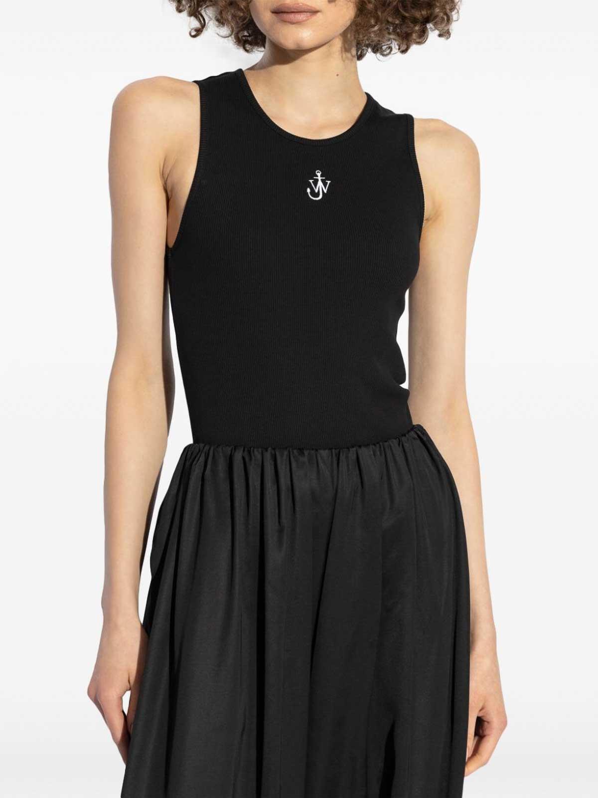 JW ANDERSON Logo Top In Black Product Image