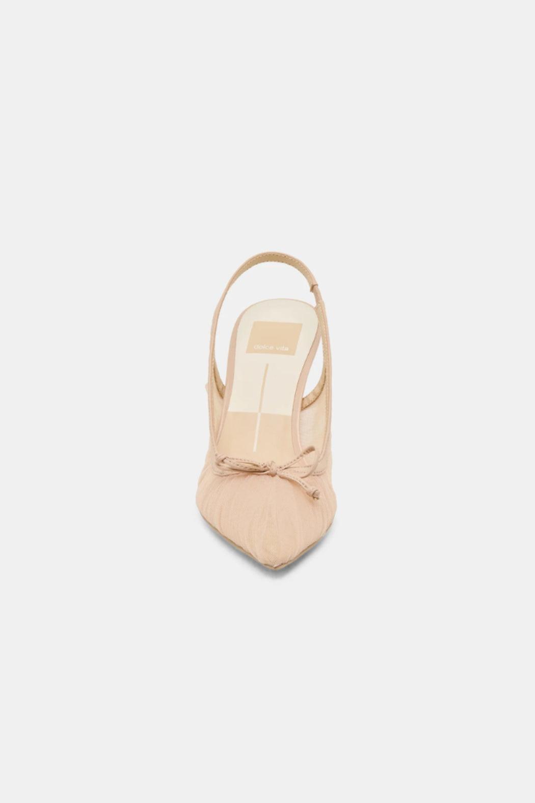 Yela Heels - Praline Tulle Product Image