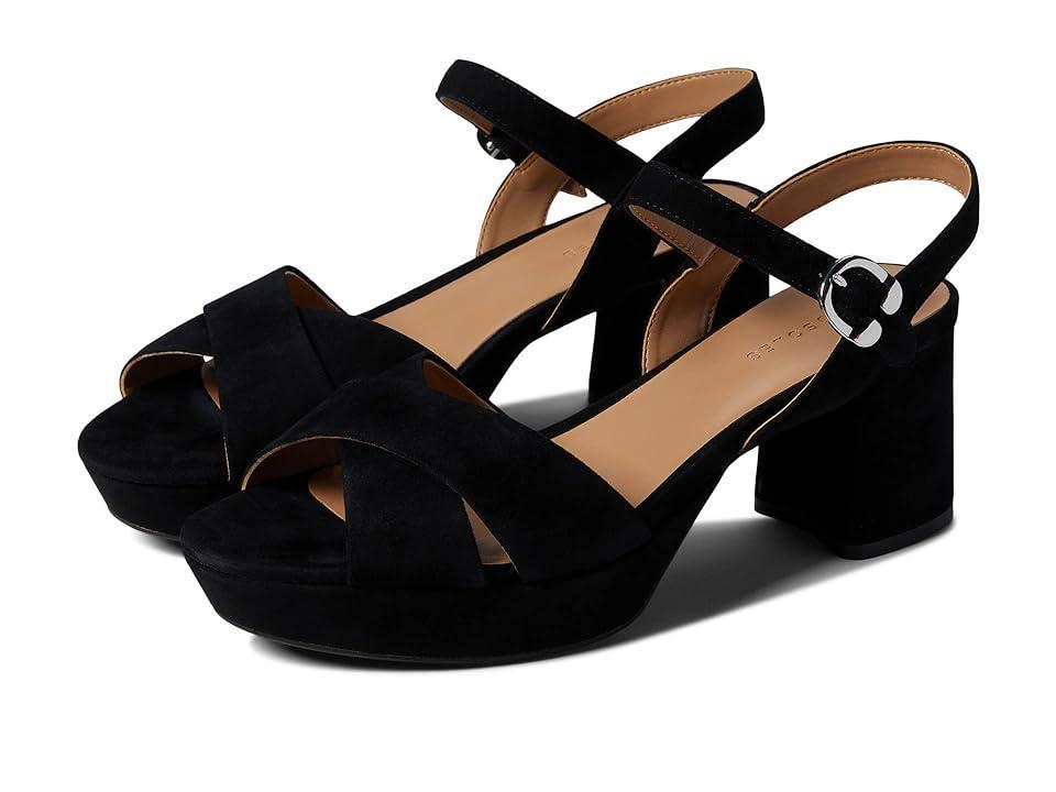 Aerosoles Cosmos Womens Suede Platform Sandals Product Image