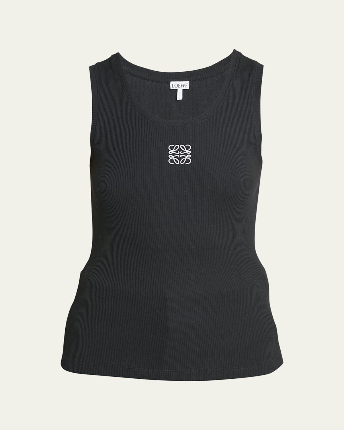 Womens Anagram Rib-Knit Tank Product Image