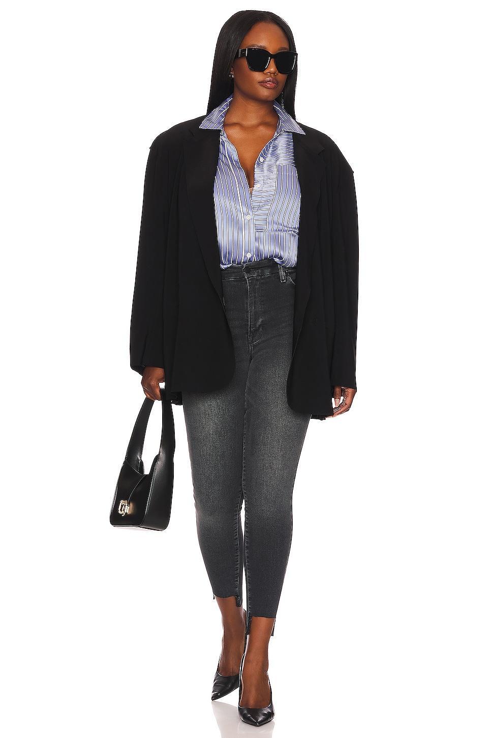 Womens Spencer Silk Striped Shirt Product Image