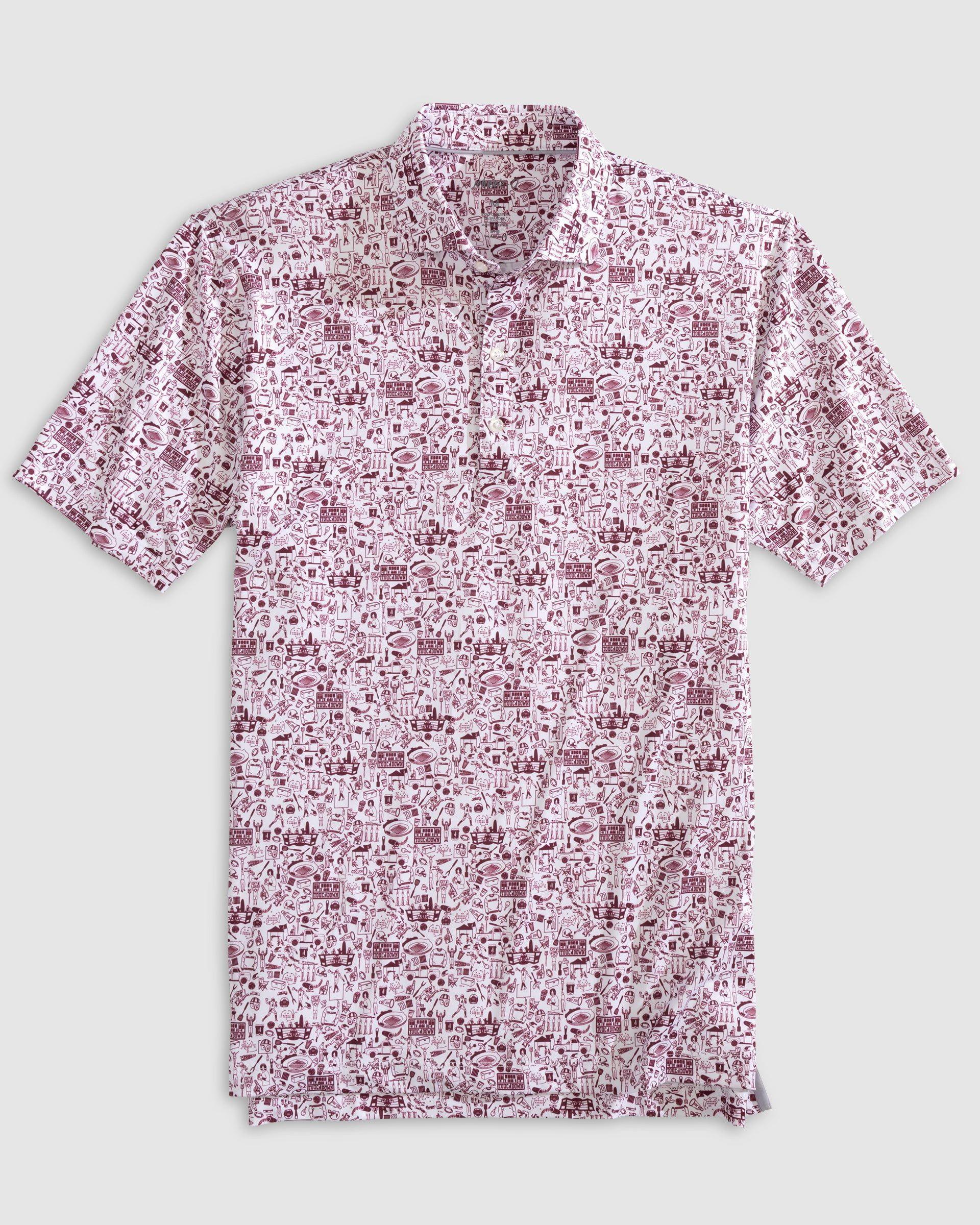johnnie-O Performance Jersey Jr. Polo - Tailgater 2.0 Print Product Image