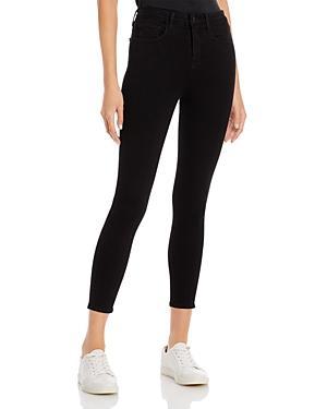 LAgence Margot High-Rise Skinny Jeans in Noir Product Image