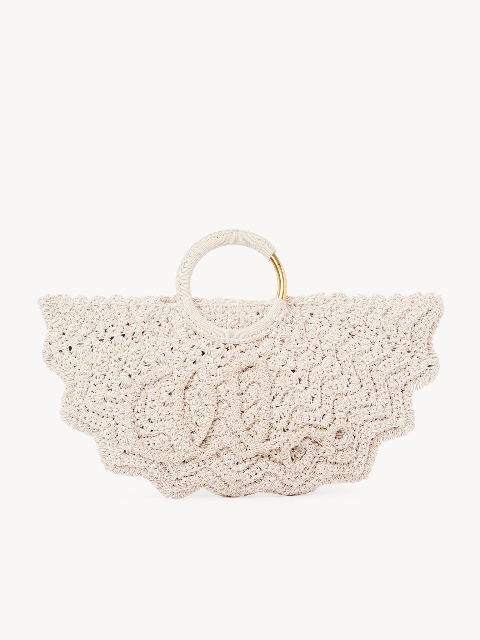 Small Bracelet Paravent tote bag in crochet Product Image