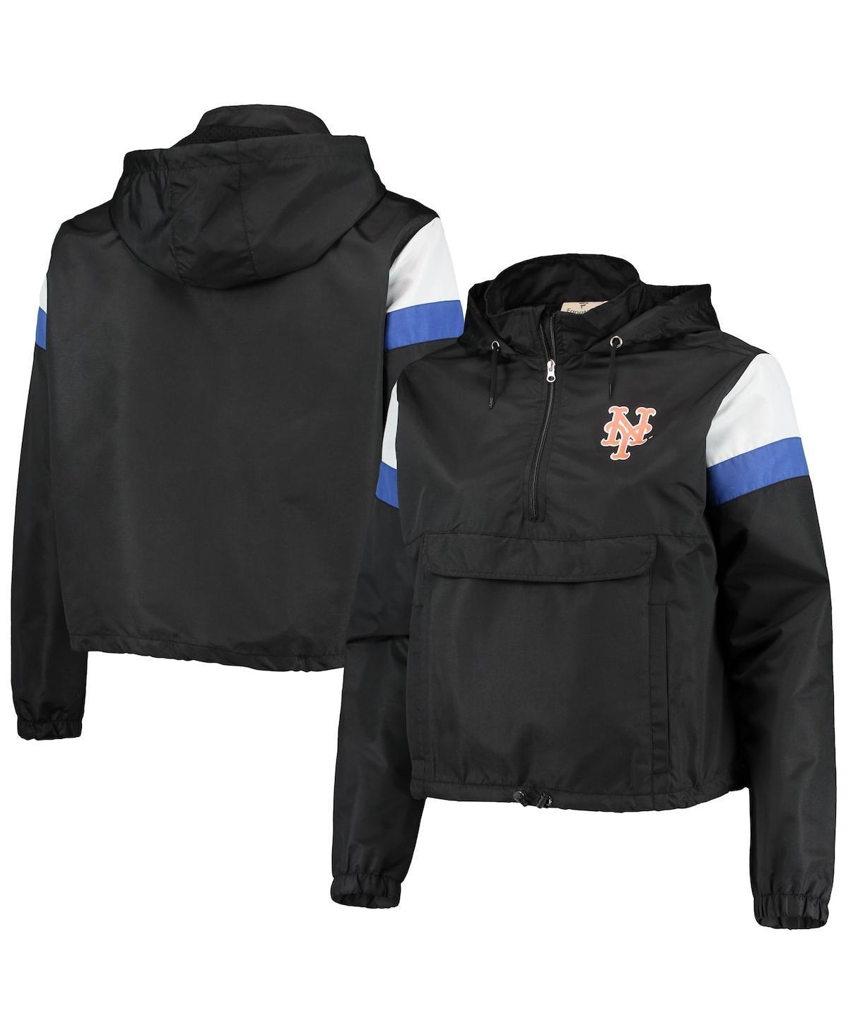 Womens /Royal New York Mets Plus Size Anorak Quarter-Zip Hoodie Product Image