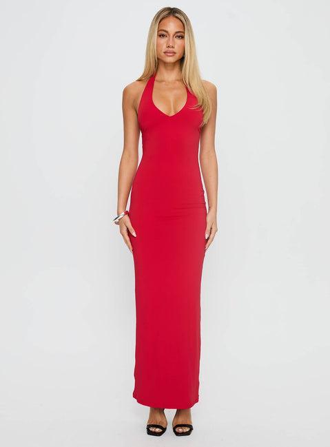 Spicy Maxi Dress Red Product Image