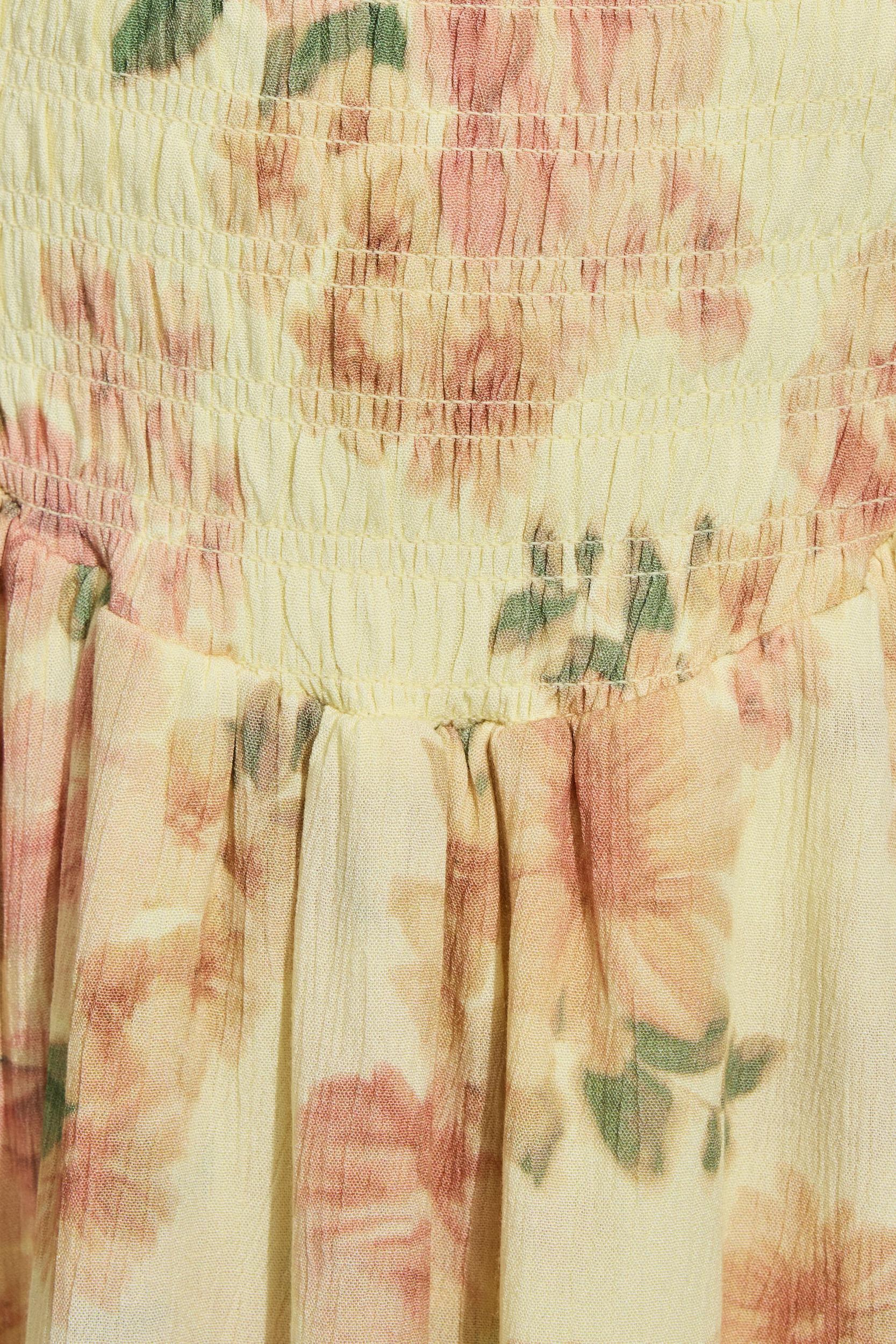 Kenzie Smocked Tiered Romper Dress Product Image