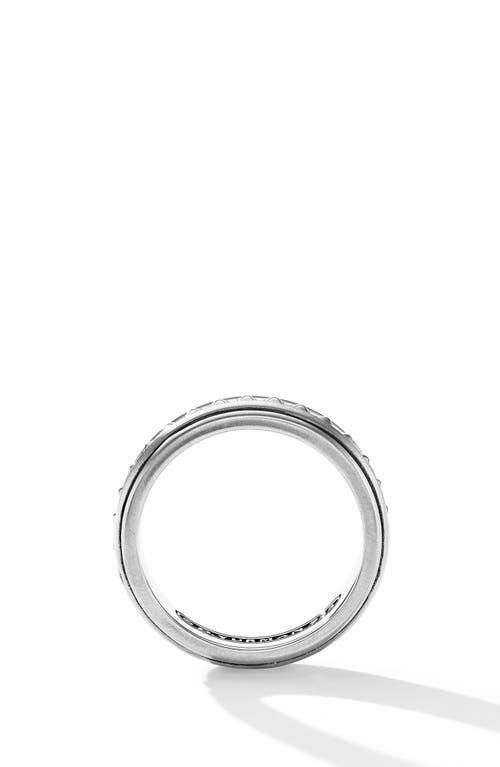 David Yurman Mens Sterling Silver Pyramid Band Product Image