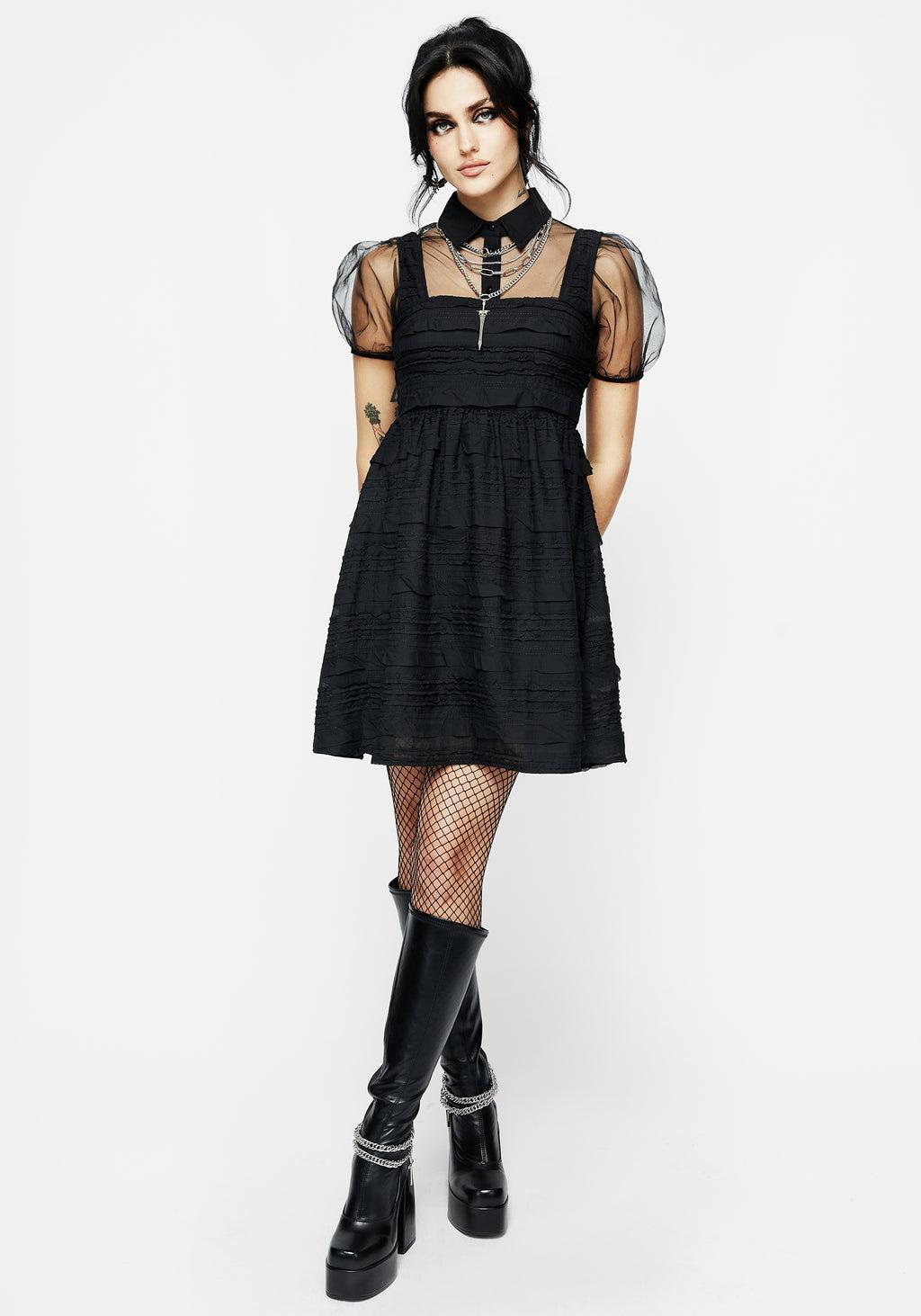 Initiation Babydoll Mini Dress Product Image