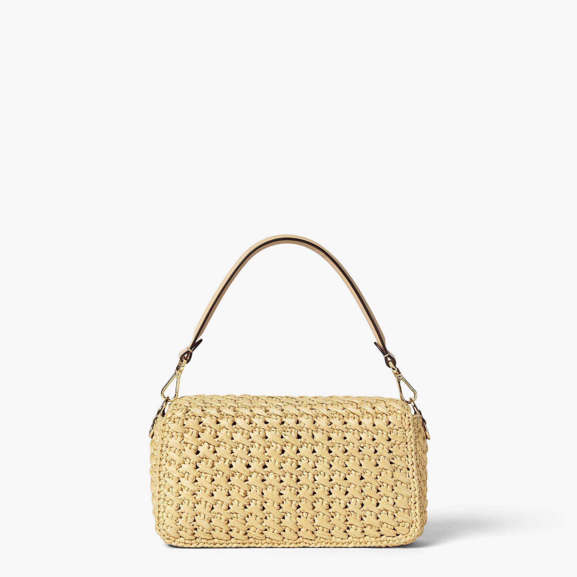 BaguetteBeige viscose fibre crochet bag Product Image