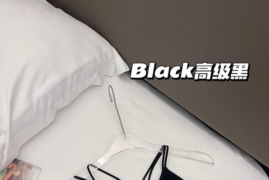 Plain Strappy Padded Cropped Camisole Product Image