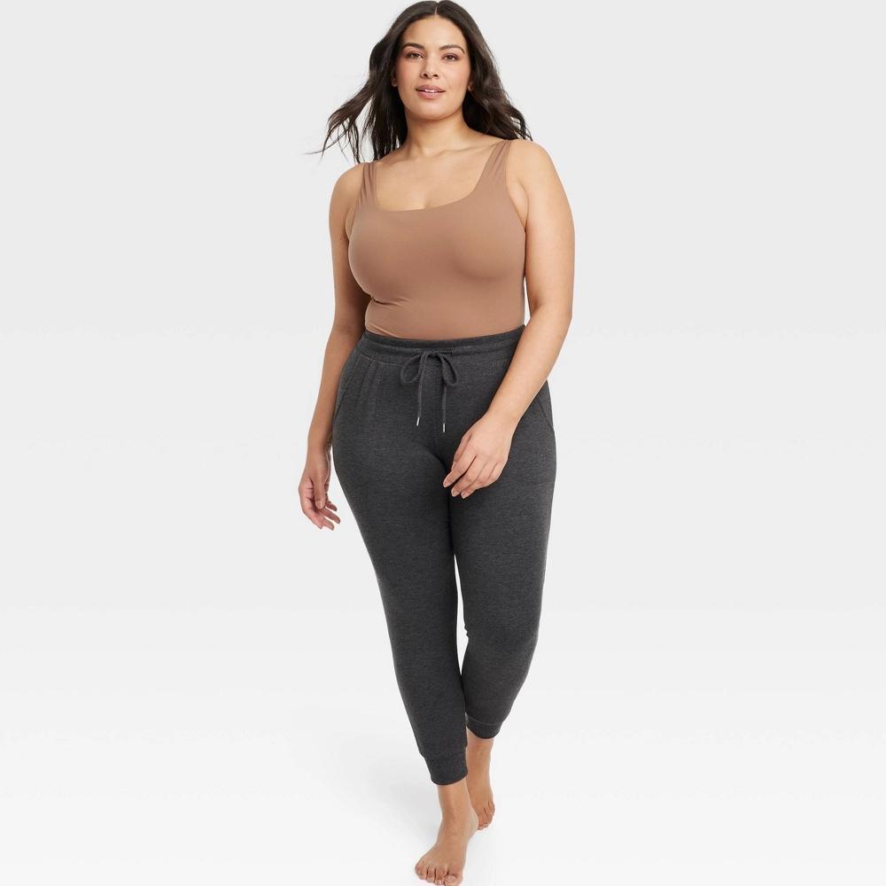 Womens 4-Way Stretch Tank Bodysuit - Auden Brown 2X Product Image