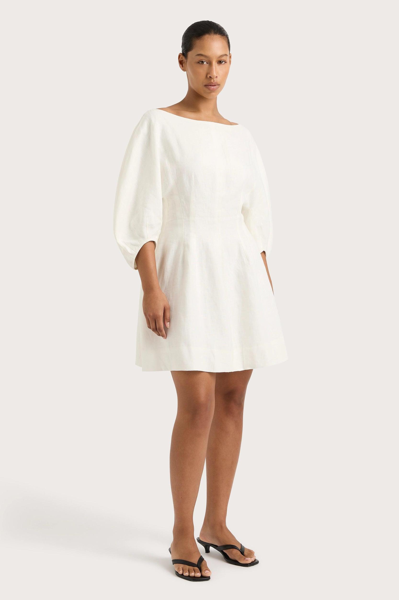 Lowen Mini Dress White Product Image