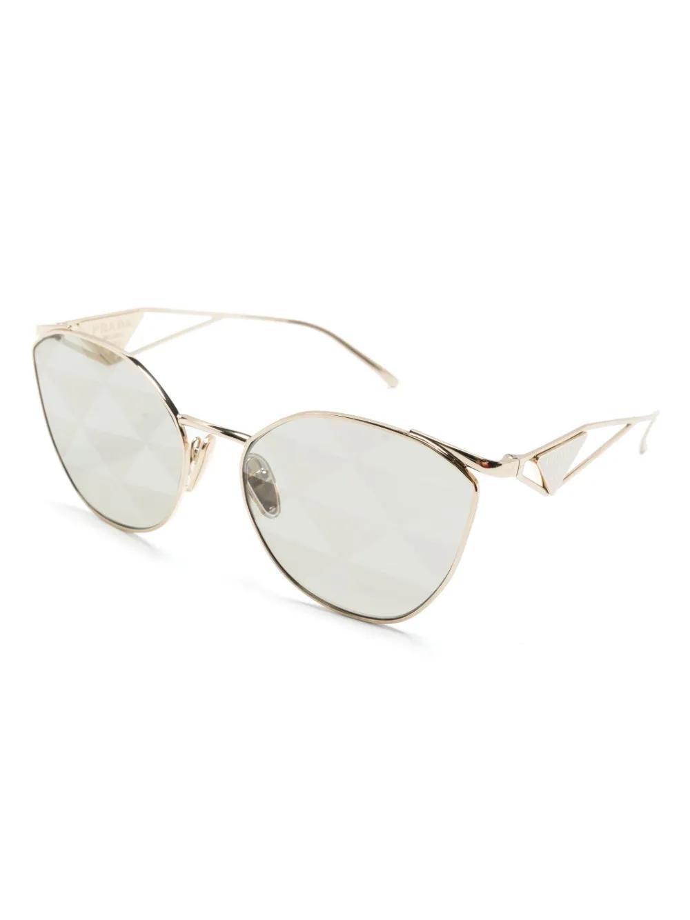 PRADA Pr50zs Cat-eye Sunglasses In Gold Product Image